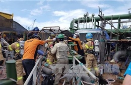 Hàn Quốc: Nổ tại nhà máy đóng tàu, 4 công nhân thiệt mạng